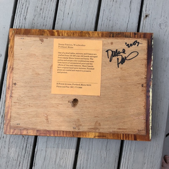 Signed original Duane Patricio handmade frame - Picture 4 of 16